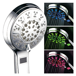 Hotel Spa 3 Colors LED Hand Shower 